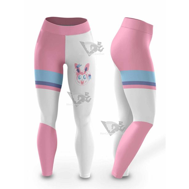 Lady Ribbon Fashion Women Compression Leggings