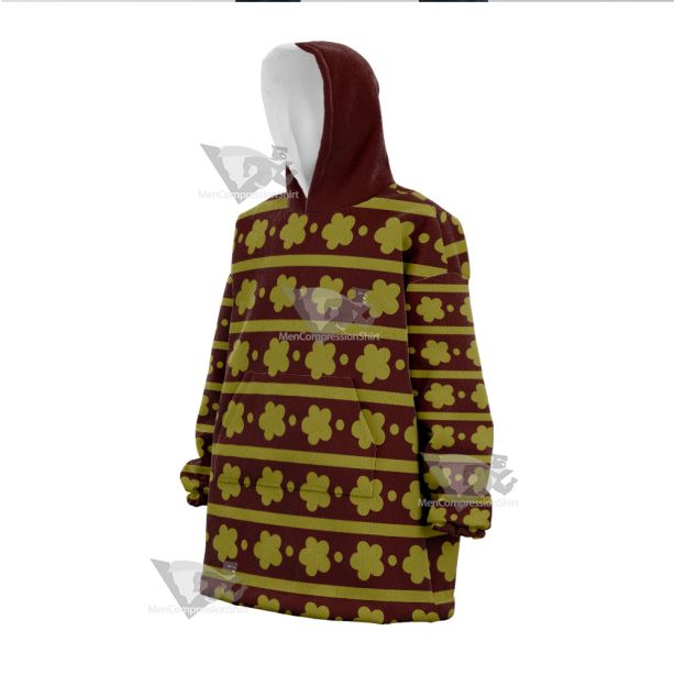 Law Wano One Piece Snug Oversized Blanket Hoodie