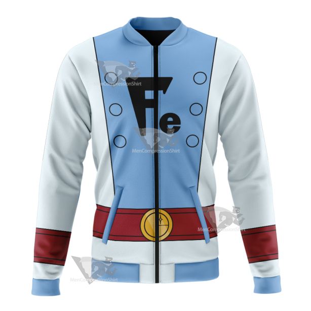 Legion Of Super Heroes Ferro Lad Blue Cosplay Bomber Jacket