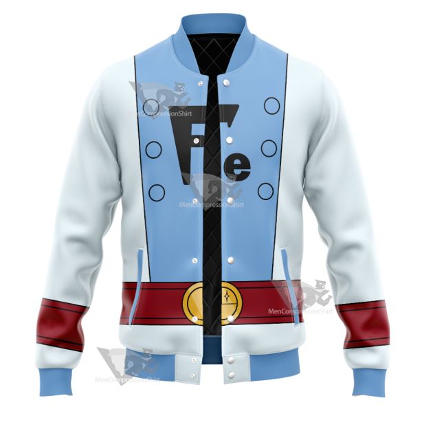 Legion Of Super Heroes Ferro Lad Blue Cosplay Varsity Jacket