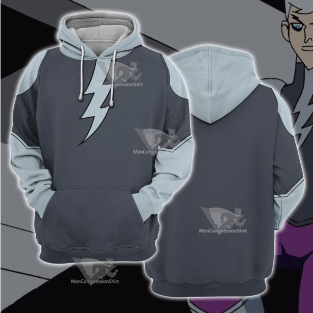 Legion Of Super Heroes Mekt Ranzz Grey Cosplay Hoodie