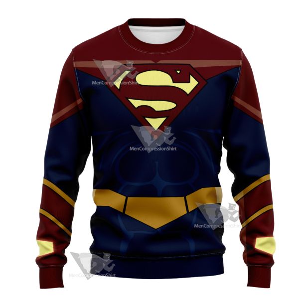 Legion Of Super Heroes Superman X Red Cosplay Sweatshirt