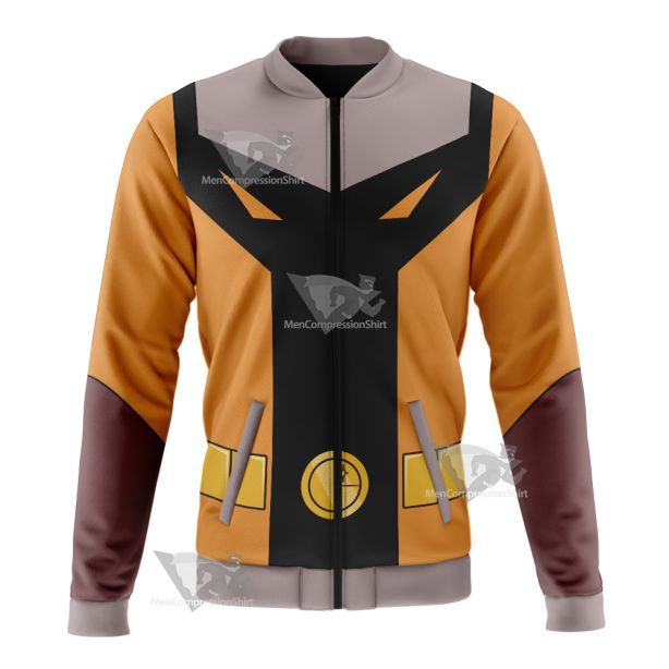 Legion Of Super Heroes Timber Wolf Orange Cosplay Bomber Jacket