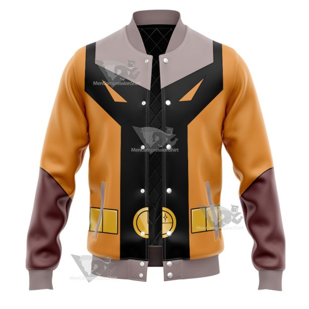 Legion Of Super Heroes Timber Wolf Orange Cosplay Varsity Jacket