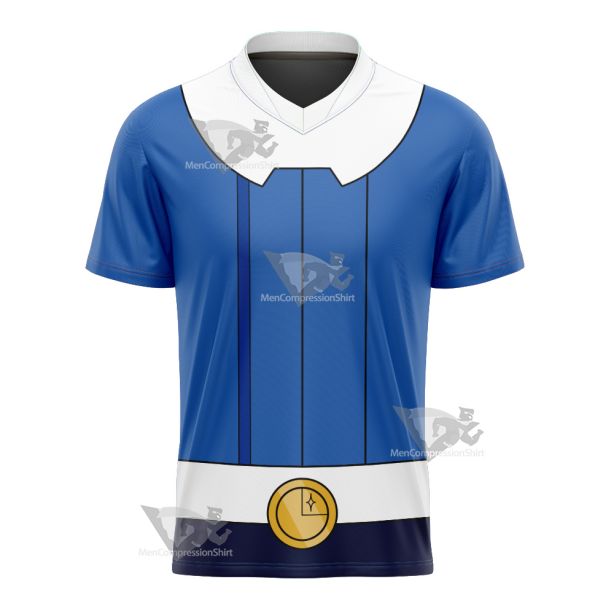 Legion Of Superheroes Bouncing Boy Blue And White Cosplay Football Jersey