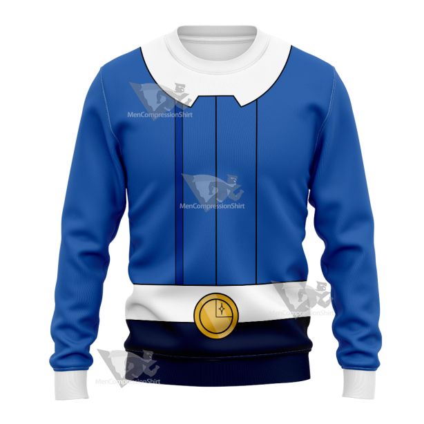 Legion Of Superheroes Bouncing Boy Blue And White Cosplay Sweatshirt