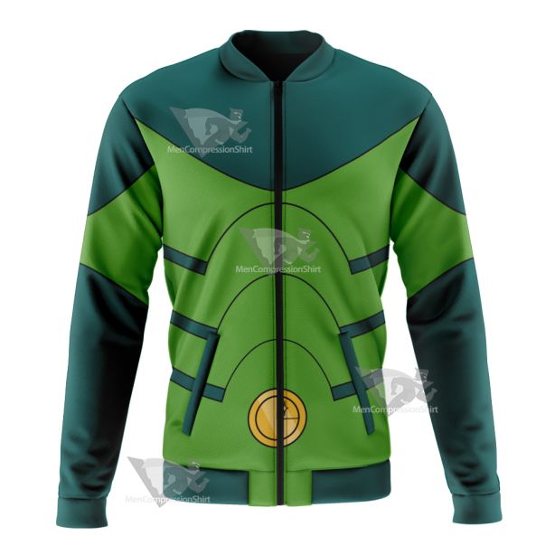 Legion Of Superheroes Chameleon Boy Green Cosplay Bomber Jacket