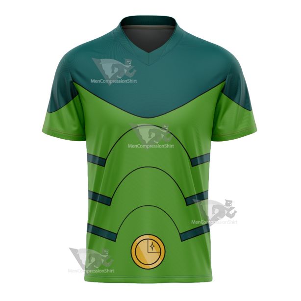 Legion Of Superheroes Chameleon Boy Green Cosplay Football Jersey