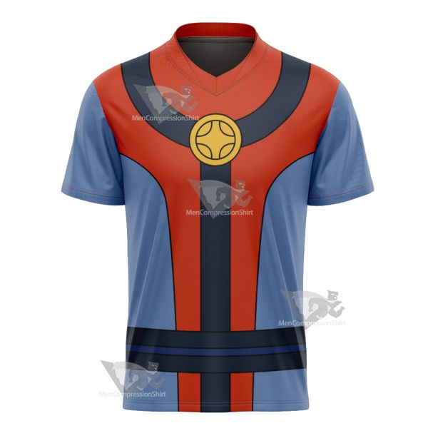 Legion Of Superheroes Colossal Boy Red Cosplay Football Jersey