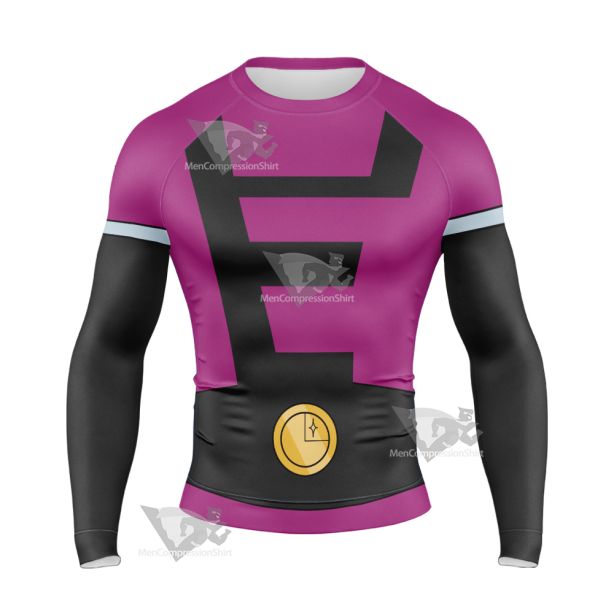 Legion Of Superheroes Element Lad Long Sleeve Compression Shirt