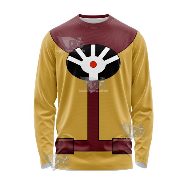 Legion Of Superheroes Mano Yellow Cosplay Long Sleeve Shirt