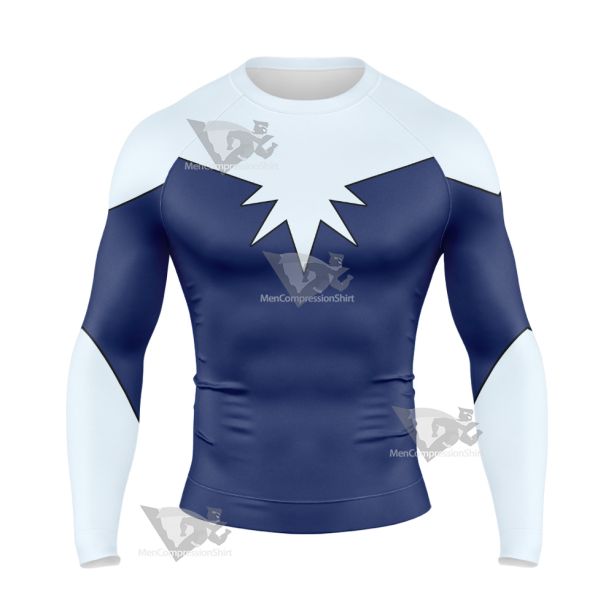 Legion Of Superheroes Star Boy Long Sleeve Compression Shirt