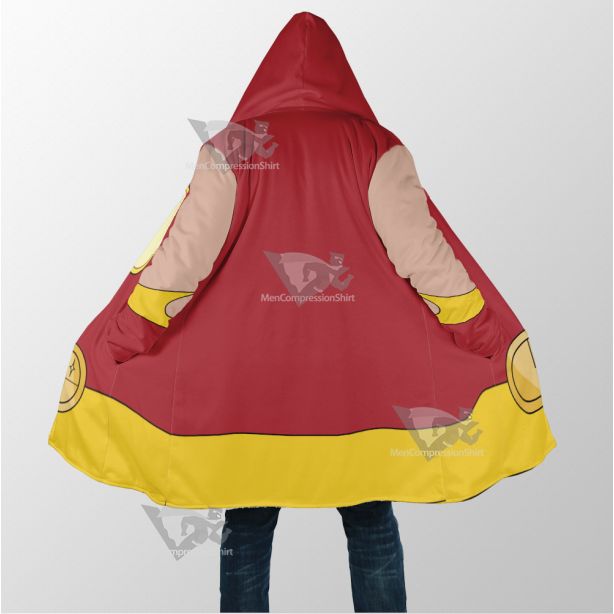 Legion Of Superheroes Sun Boy Back Red Cosplay Dream Cloak