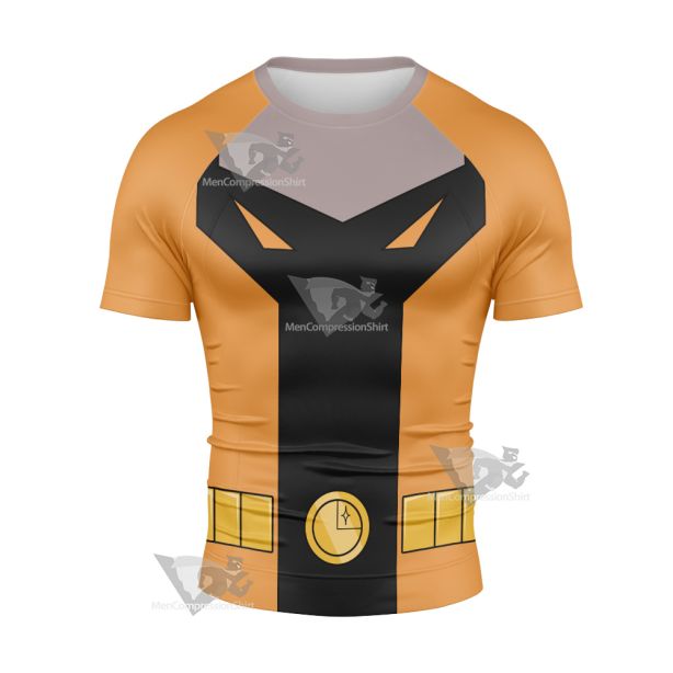 Legion Of Superheroes Timber Wolf Orange Short Sleeve Compression Shirt