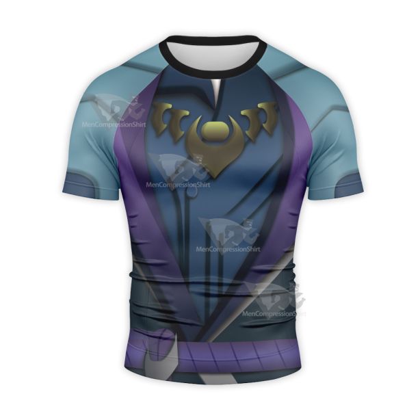 Lol Aphelios Champion Falthful Short Sleeve Compression Shirt