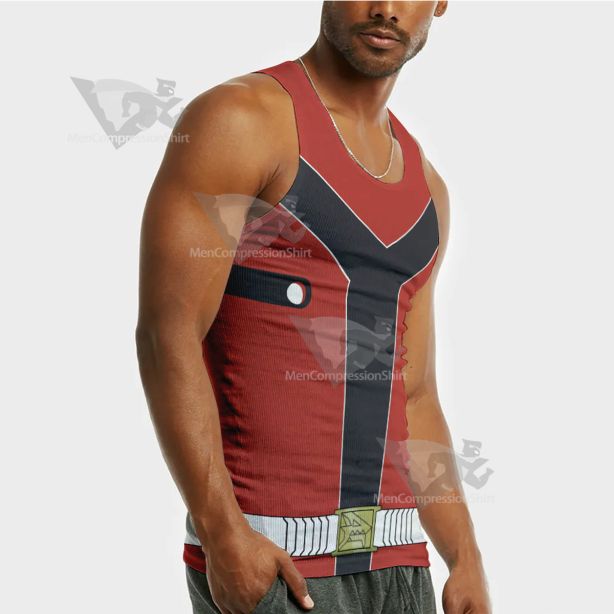 Loser Ranger Akabane Sousei Red Sleeveless Compression Shirt