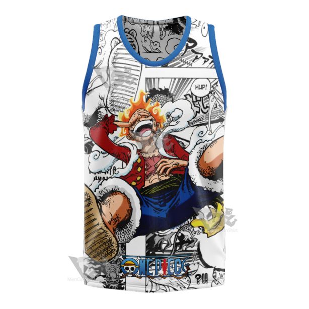 Luffy Gear One Piece Basketball Jersey