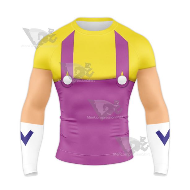 Mario Wario Long Sleeve Compression Shirt