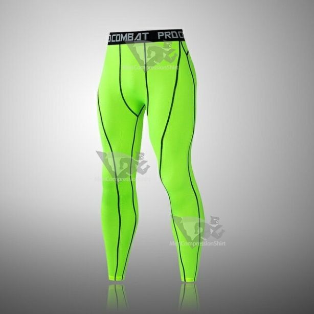 Mens Basic Compression Legging Light Green