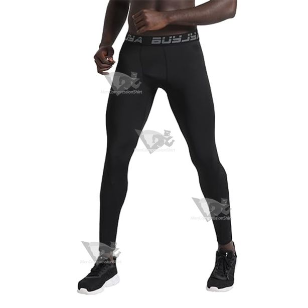 Mens Black Compression Pants