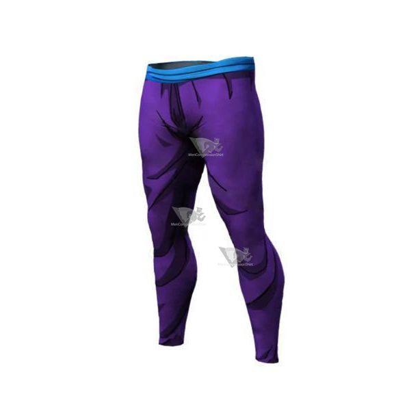 Mens Teen Gohan Armor Dragon Ball Z Leggings Premium Compression Spats