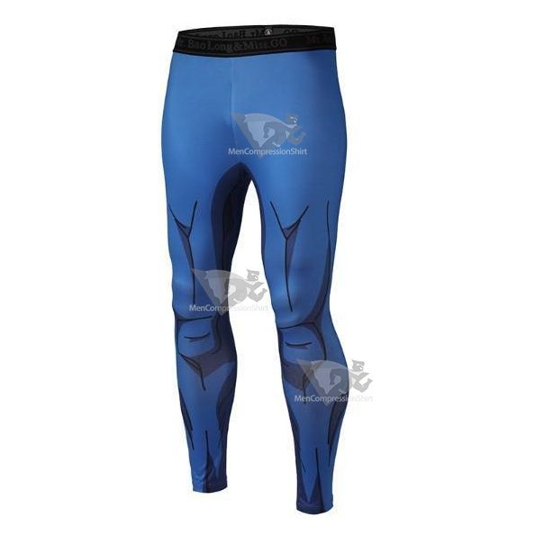 Mens Vegeta Cell Armor Dragon Ball Z Leggings Compression Spats