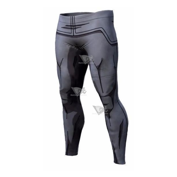 Mens Vegeta Resurrection F Armor Dragon Ball Z Leggings Premium Compression Spats