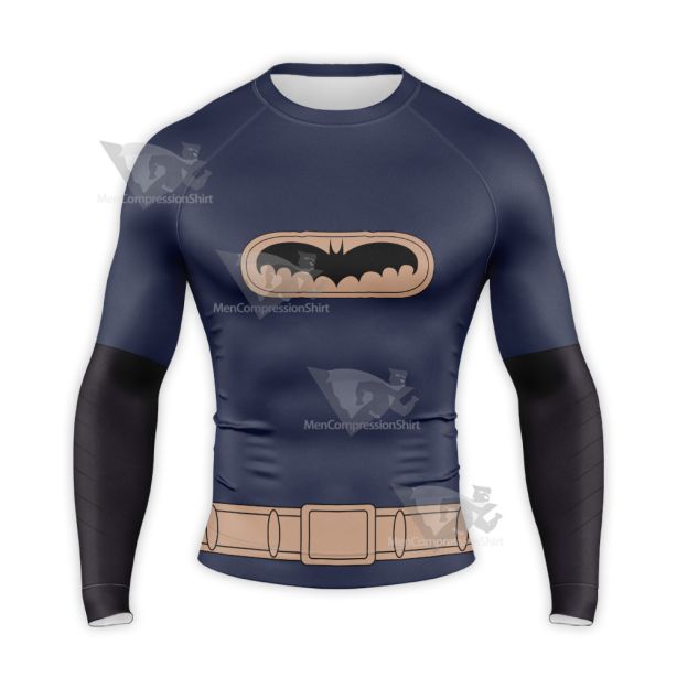 Merry Little Batman Icon Long Sleeve Compression Shirt