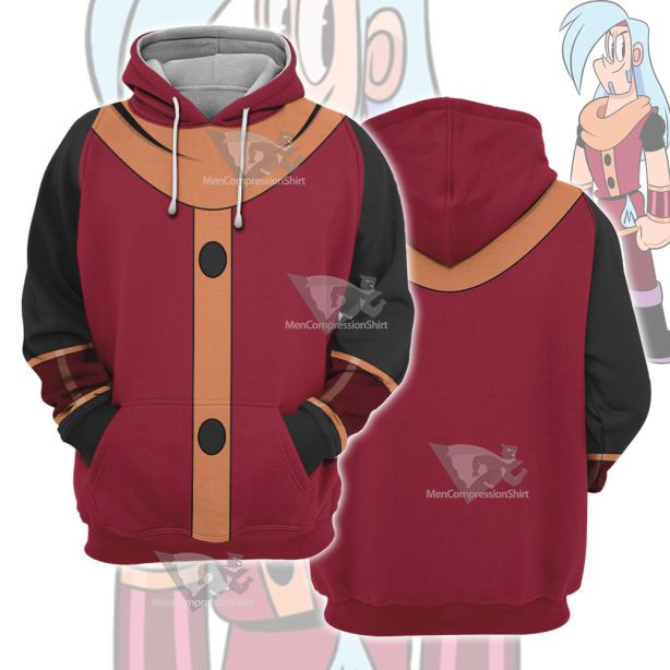 Mighty Magiswords Prohyas Warrior Red Cosplay Hoodie