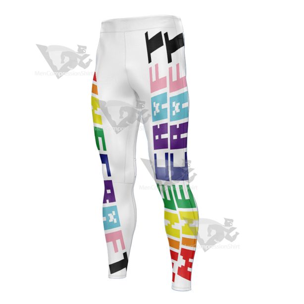 Minecraft Square Sword Icon Men Compression Legging