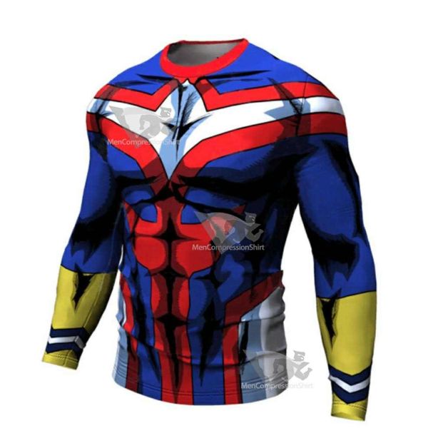 My Hero Academia All Might Long Sleeve Compression RashGuard