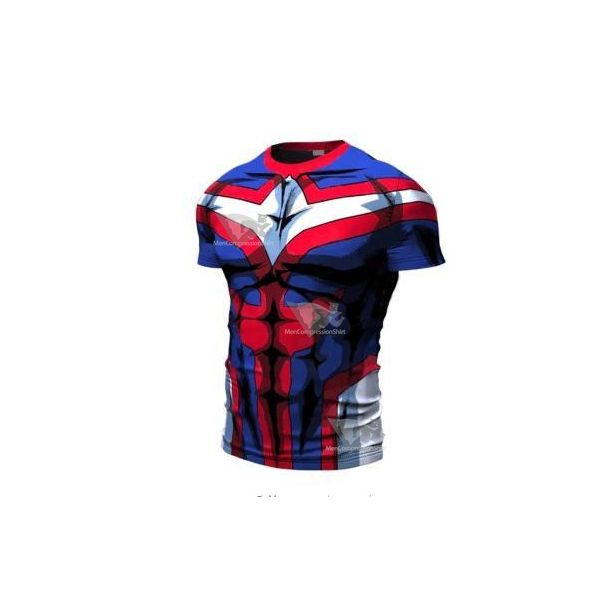 My Hero Academia All Might Short Sleeve Compression Rashguard