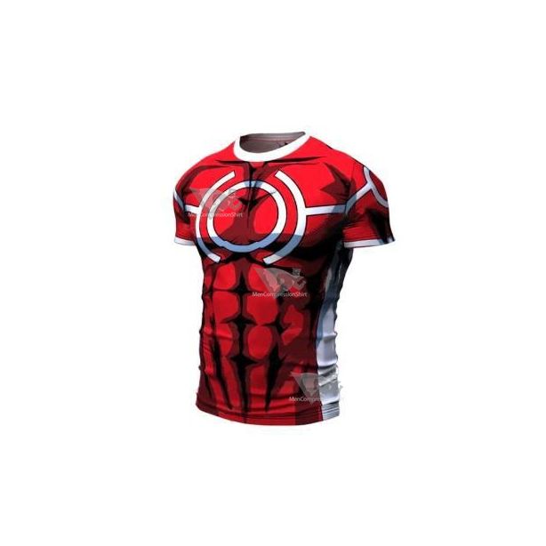 My Hero Academia All Might Silver Age Short Sleeve Compression Rashguard