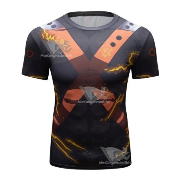 My Hero Academia Bakugo One For All Elite Short Sleeve Rashguard