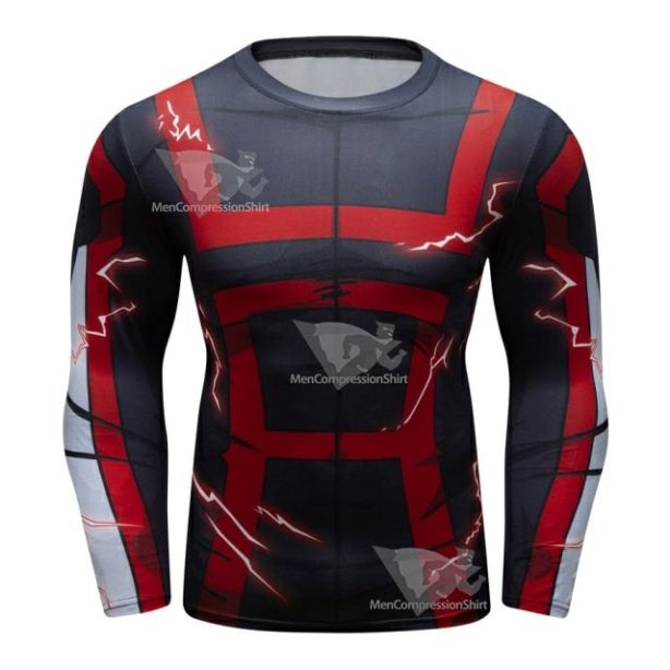 My Hero Academia Compression Onyx UA Uniform Elite Long Sleeve Rashguard