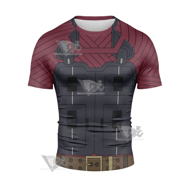 My Hero Academia Hoyo Makihara Short Sleeve Compression Shirt