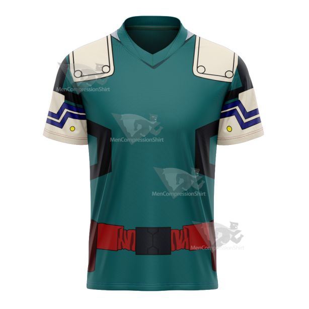 My Hero Academia Izuku Midoriya Deku Football Jersey