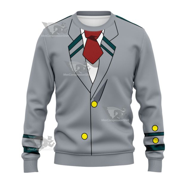 My Hero Academia Izuku Midoriya Deku Red Sweatshirt