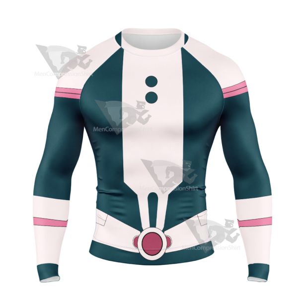 My Hero Academia Ochako Uraraka Long Sleeve Compression Shirt