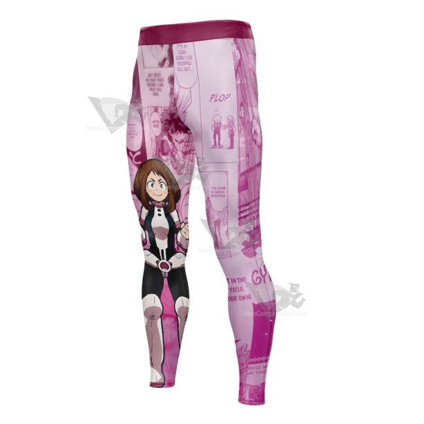 My Hero Academia Ochako Uraraka Mens Compression Legging