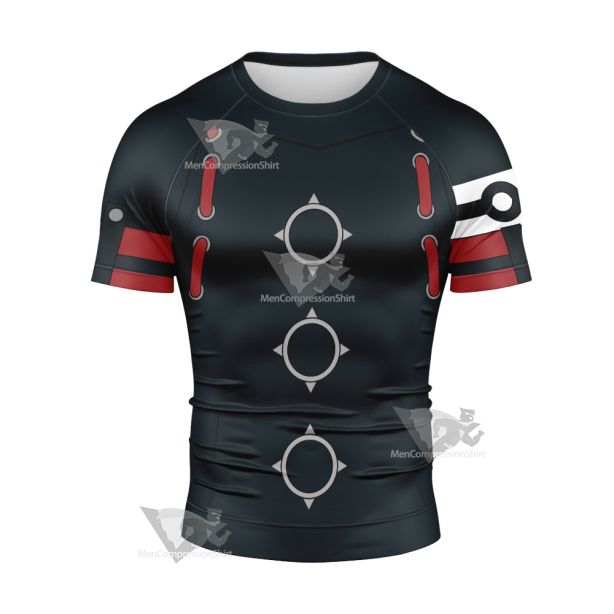 My Hero Academia Seiji Shishikura Short Sleeve Compression Shirt