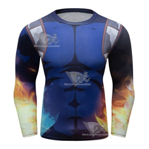 My Hero Academia Todokori Fire Elite Long Sleeve Rashguard