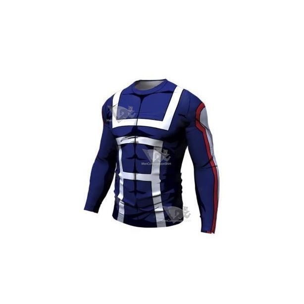 My Hero Academia UA Uniform Long Sleeve Premium Compression RashGuard