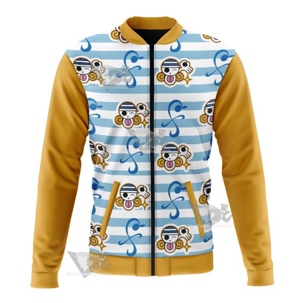 Nami Skull Blue Bomber Jacket