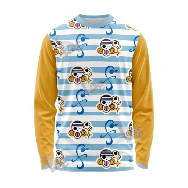 Nami Skull Blue Long Sleeve Shirt