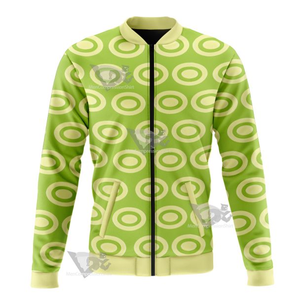 Nami Stampede Green Bomber Jacket