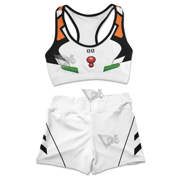 Neon Genesis Rei Women Compression Active Wear Set