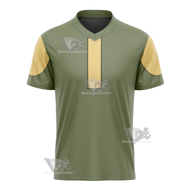 Oban Star Racers Eva Wei Green Cosplay Football Jersey