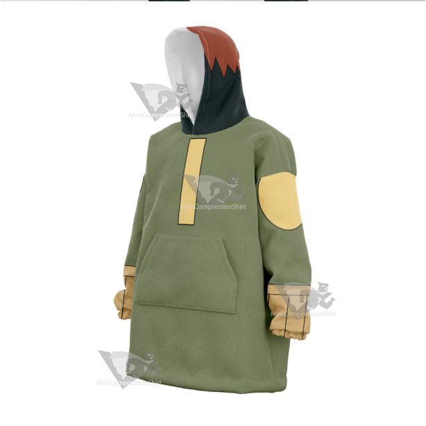 Oban Star Racers Eva Wei Green Cosplay Snug Oversized Blanket Hoodie