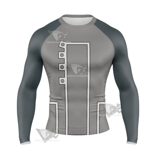 Oban Star Racers Spirit Grey Cosplay Long Sleeve Compression Shirt